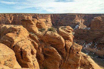 Fototapeta na wymiar Canyon rocks