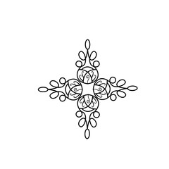 Circular pattern in form of mandala for Henna, Mehndi, tattoo, decoration. Decorative ornament in ethnic oriental style. Coloring book page.abstract line decoration ornament