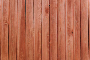 Fototapeta na wymiar Red or terracotta wooden boards plank background