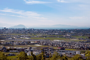 愛媛県伊予市の街の風景