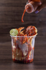 potato chips with chili