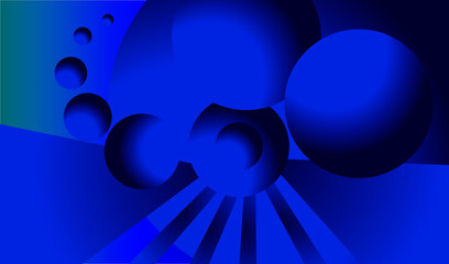 3d render of a person in a circle