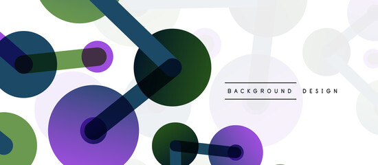 Network concept abstract background. Dots connection. Big data idea. Business template for wallpaper, banner, background or landing