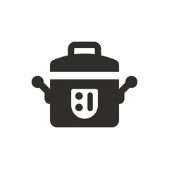 Obraz premium Ricecooker icon on white background