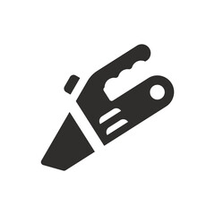 Hand vacuum icon on white background