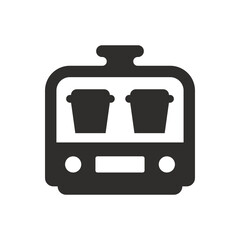 Machine maker icon on white background