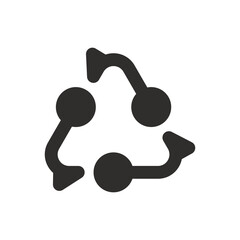 Share icon on white background icon on white background