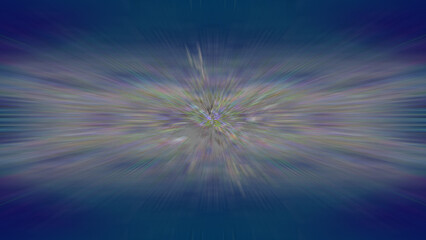 Abstract 3d glitch art burst background image.