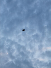 Fototapeta na wymiar Drone in the sky