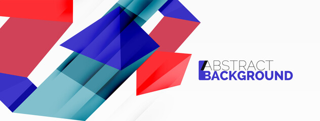 Abstract line and triangle background. Creative geometric abstract backdrop. Business template for wallpaper, banner, background or landing