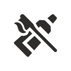 Oral hygiene icon on white background