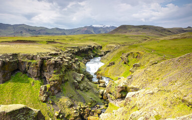 Skoga river before the Skogafoss waterfall