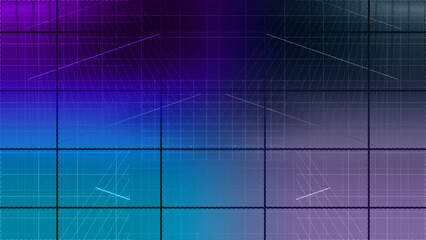 Abstract glitch art grid background image.