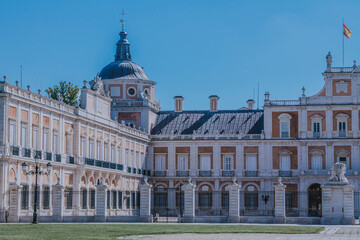 Obraz premium Royal Palace of Aranjuez in Aranjuez, Madrid, Spain, Europe