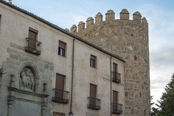 wall or fortress of Avila, Spain, Europe