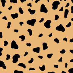 Cheetah animal skin background vector design