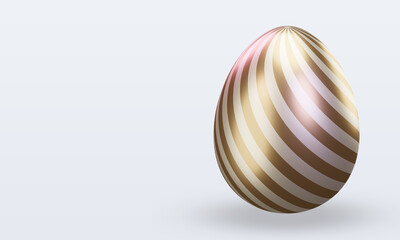 3d Easter Egg easter icon rendering right view