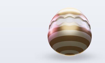 3d Cracked Egg easter icon rendering Top view