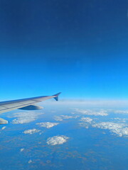 view from airplane window