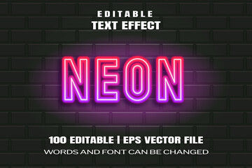 text effects Neon