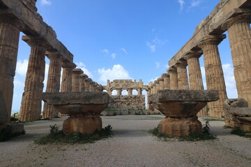 Fototapeta premium Tempio di Hera, Selinunte. Sicilia. Italia