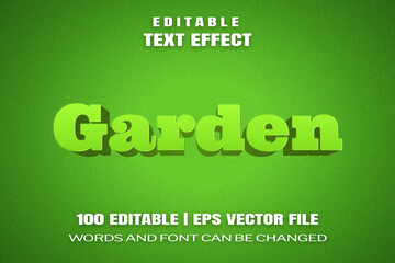 text effects Garden