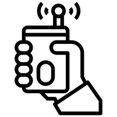 TRACKER line icon,linear,outline,graphic,illustration