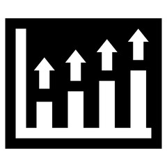 BAR GRAPH glyph icon,linear,outline,graphic,illustration