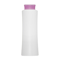 Cosmetic bottles with lid isolated on white background. Bottle with hand sanitizer. Antimicrobial liquid gel. Hand hygiene. Shampoo bottle. Medicine bottle. Liquid soap.