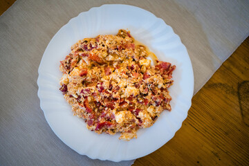 Delicious bulgarian food mish mash