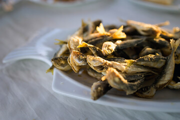 Delicious bulgarian food ca-ca fish