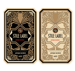 WINE LABEL ITALIAN DRINKS, DECORATIVE STICKER FOR SPARKLING WINE VINTAGE