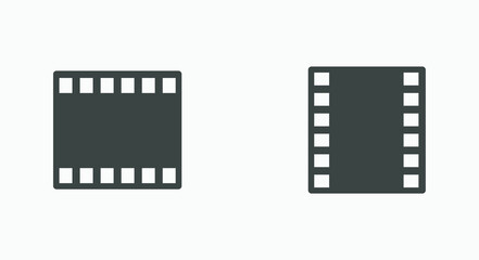 Fototapeta na wymiar cinema, movie, film, lent, entertainment icon vector symbol