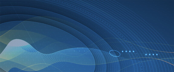 Technology data background, idea of global business solution