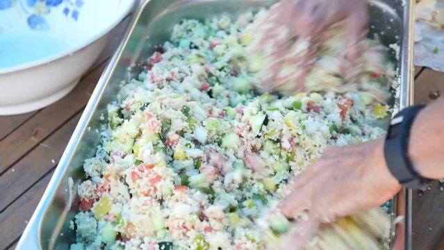 Homemade tabbouleh/Taboul&eacute; fait maison