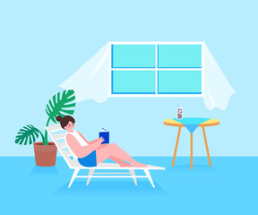 Cool Summer Trip Illustration collection
