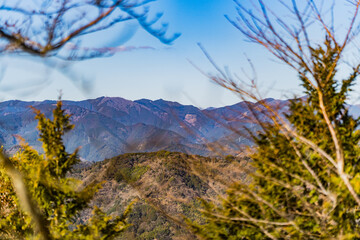梶山公園道中＆山頂
