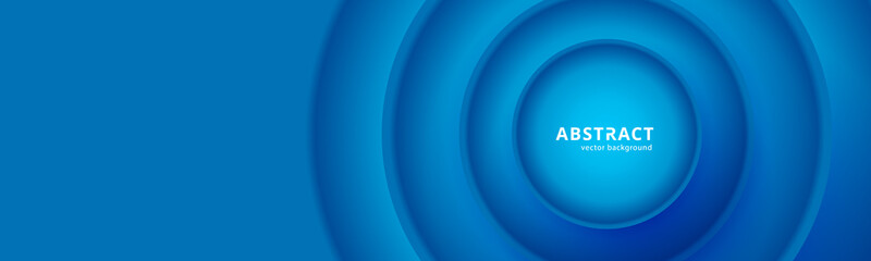 Vector Abstract energy technology concept blue light background modern hipster futuristic graphic. Digital image of light circles with , speed and motion blur 3d circles blue background