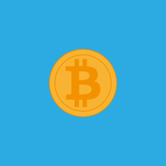 illustration of a bitcoin sign