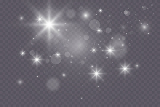 White Png Dust Light.Bokeh Light Lights Effect Background.