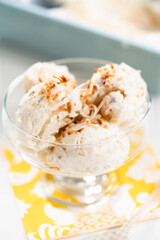 Coconut ice cream