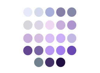 Highlights Covers. pastel purple, beige palette.