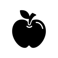 Apple Fruit Icon Logo Design Vector Template Illustration