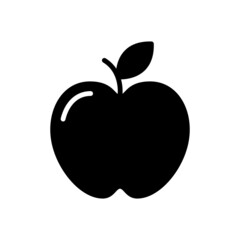 Apple Fruit Icon Logo Design Vector Template Illustration