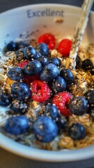 Gesundes Frühstück mit Obst