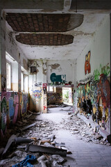 Verfallene ehemalige Kinderklinik nahe Berlin, Lostplace