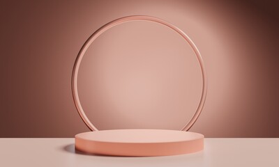 3d rendering illustration of background abstract, podium stage art display wallpaper, product pedestal stand, gaming cyberpunk style