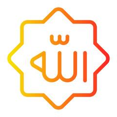 allah gradient icon