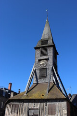 Clocher séparé de l'église Sainte-Catherine à Honfleur (Normandie)