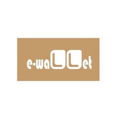 e-wallet logo design icon vector